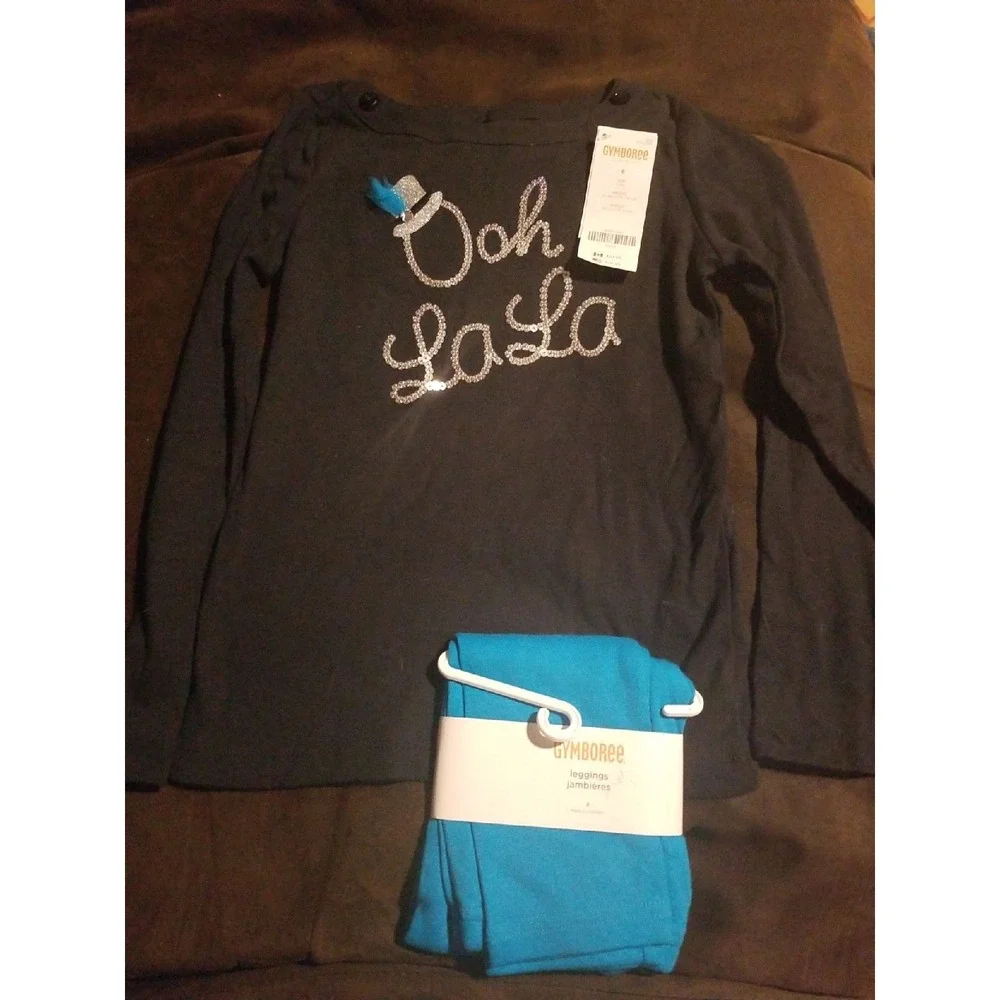 Gymboree fancy dalmatian outfit 6 nwt